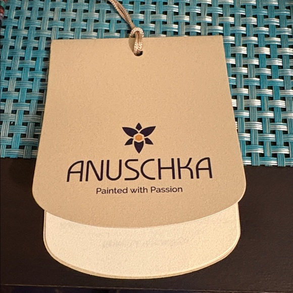 Anuschka Genuine Leather Hand-Painted Tri Fold Wallet - Picture 5 of 13